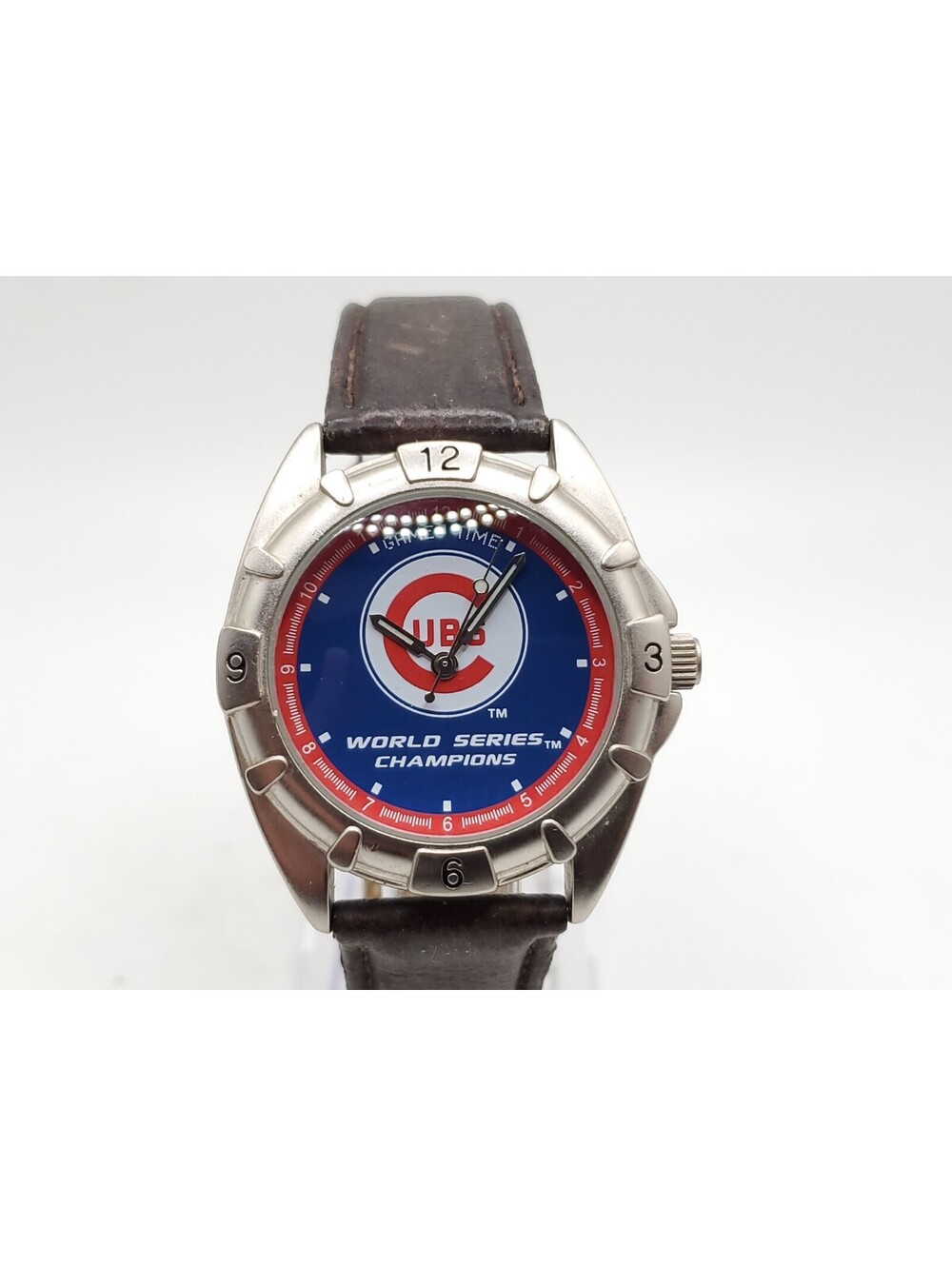 Game Time 1908 Cubs World Series Quartz Watch New Battery 37mm